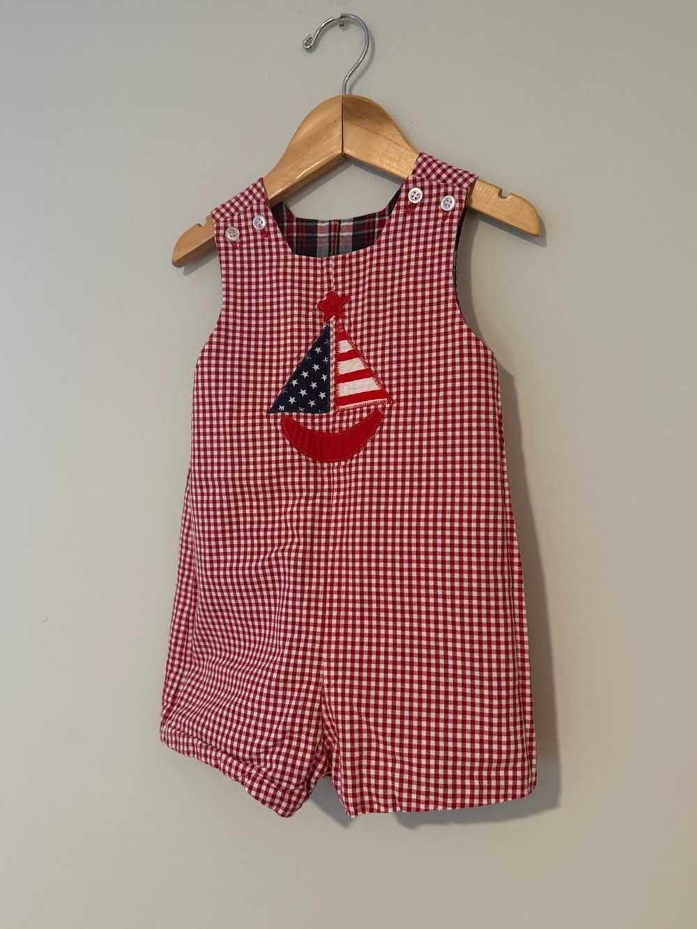 Reversible Bailey Boys Romper